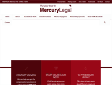 Tablet Screenshot of mercurylegal.co.uk
